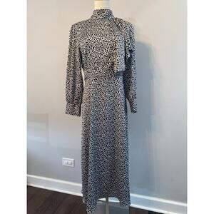 Alexia Admor Black and White Midi Dress